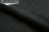 GREY STITCH 2X DOOR CARD TRIM LEATHER COVER FOR PORSCHE CARRERA 911 997 04-12