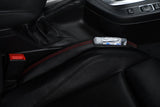 RED STITCH LEATHER 2X CAR KEY HOLDER PROTECTOR  FITS JAGUAR XK8 XKR 96-99