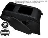 GREY STITCH REAR CENTRE CONSOLE LEATHER COVER FITS PORSCHE 928 S S2 S4 STYLE 2