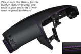 PURPLE STITCH DASH DASHBOARD LEATHER COVER FITS NISSAN SKYLINE GTS GTR R33 93-98