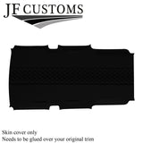 BLACK STITCH LUXE-SUEDE NON SUNROOF HEADLINER COVER FOR HUMMER H3 05-11 STYLE 3