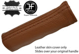 TAN REAL LEATHER HANDBRAKE HANDLE COVER FITS ALFA ROMEO SPIDER 105 EARLY