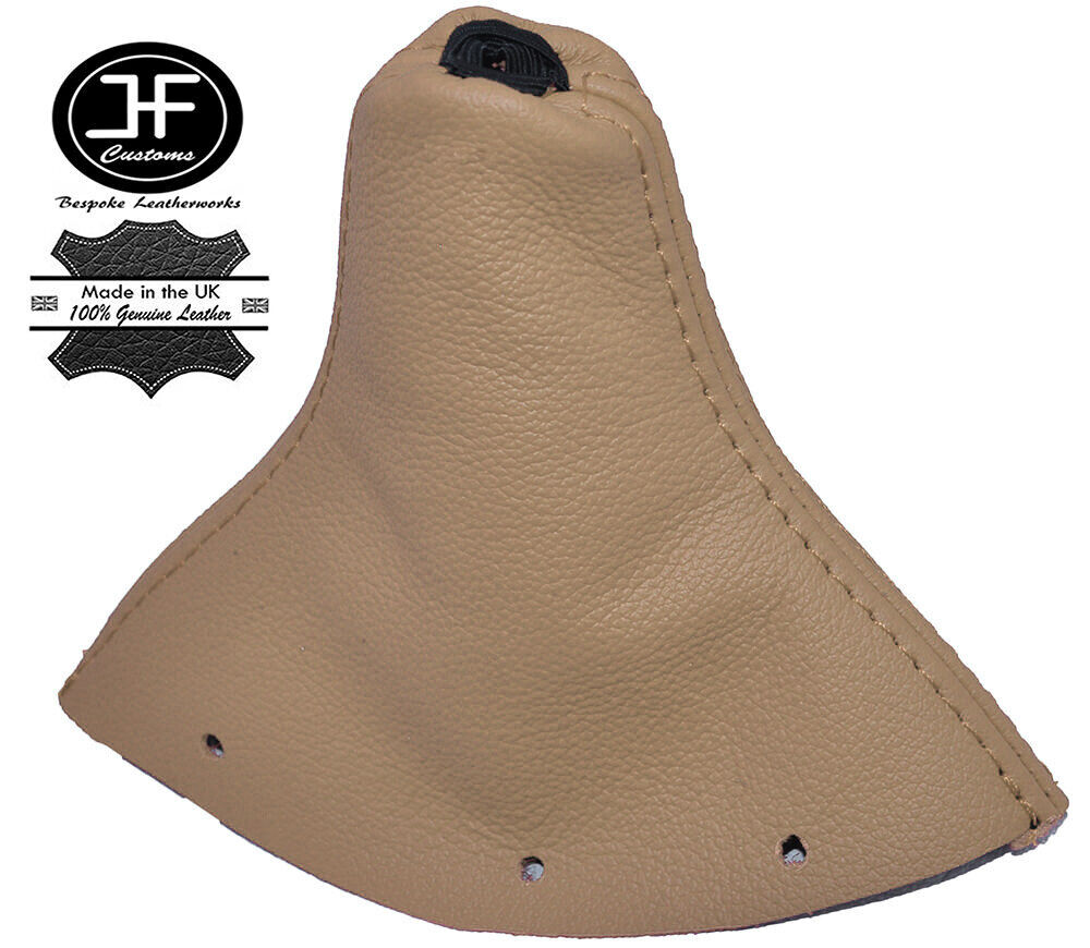 BEIGE REAL LEATHER FITS AUDI TT MK1 1998-2006 GEAR GAITER SHIFT BOOT COVER