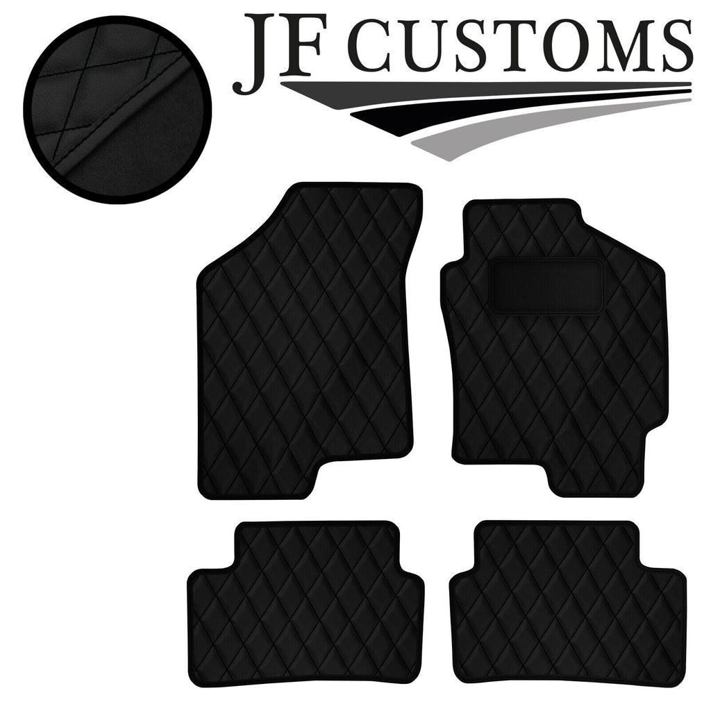 BLACK DIAMOND VINYL 4XTAILORED FLOOR CARPETS FOR HYUNDAI TIBURON COUPE 02-09 JF1