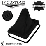 BLACK STITCH LEATHER HI LOW +PLASTIC FRAME FITS TOYOTA LAND CRUISER PRADO 03-09