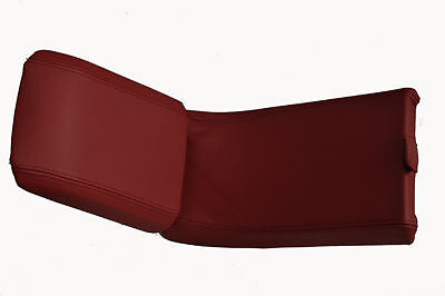 FITS MG MGF MK1 ARMREST LEATHER COVERS 95-99 LTHR D RED CUSTOM NEW MADE IN UK
