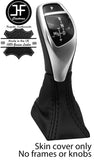 BLACK STITCH NAPPA LEATHER AUTOMATIC GEAR GAITER FOR BMW 6 F12 F13 F06 11-18