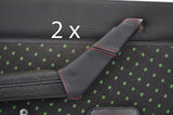 red stitch FITS ALFA ROMEO ALFASUD SPRINT 2X DOOR HANDLE LEATHER COVERS