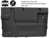WHITE STITCH TAILGATE DOOR CARD LTHR COVER FOR LAND ROVER DEFENDER 90 03-17 3DR