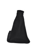 FITS KIA CEE'D CEED 06-10 GEAR GAITER LEATHER black stitch CUSTOM NEW MADE IN UK