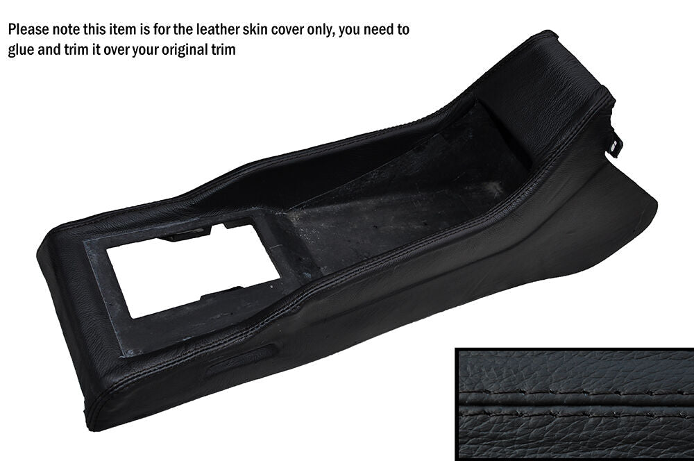 BLACK STITCHING CENTRE CONSOLE SKIN COVER FITS VW POLO MK2 2 II 86C 81-94