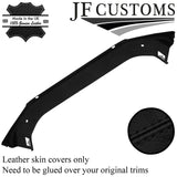 BLACK STITCH ITALIAN LEATHER HALO ROOF TRIM COVERS FITS CORVETTE C4 84-96