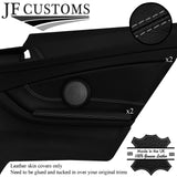 GREY STITCH LEATHER REAR DOOR TRIM+ARMREST COVERS FOR BMW F32 F33 F82 F83