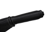 white stitch FITS RELIANT SCIMITAR  LEATHER HANDBRAKE HANDLE COVER CUSTOM NEW