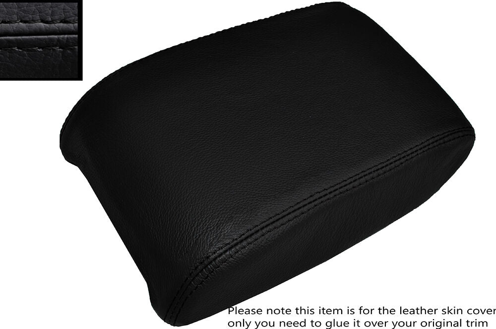 BLACK STITCHING LEATHER ARMREST SKIN COVER FITS MAZDA 6 2012-2015 CUSTOM NEW