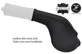 BLACK & BLACK TOP GRAIN LEATHER HANDBRAKE GAITER FOR MAZDA RX7 FC3S 1986-1991