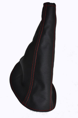 FITS FORD FIESTA MK2 MK3 HANDBRAKE GAITER LEATHER red CUSTOM NEW MADE IN UK