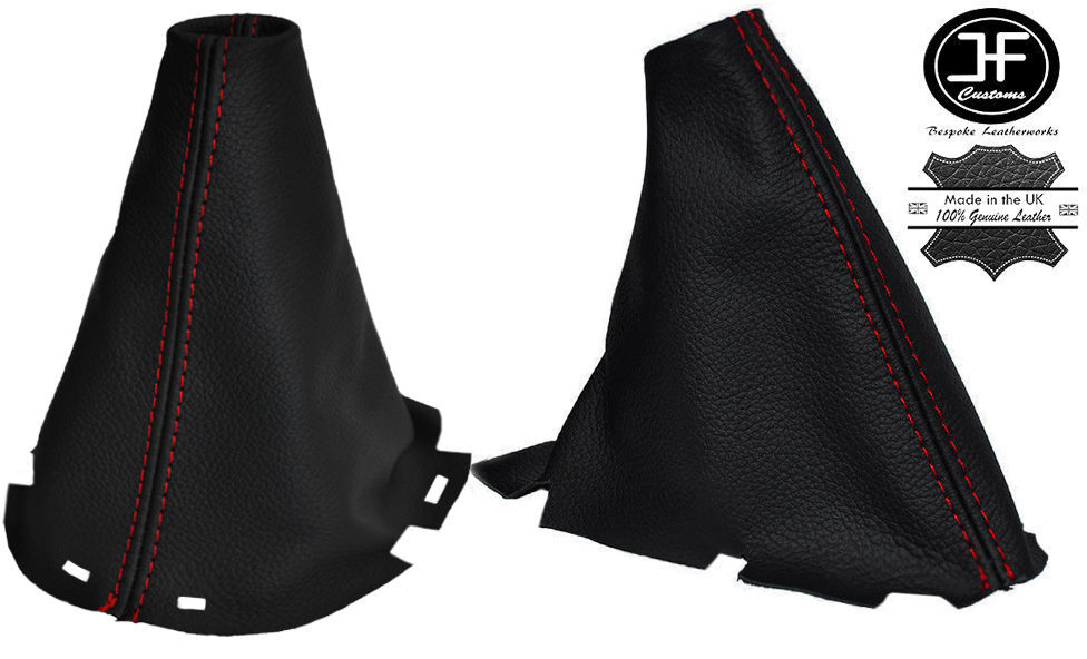 RED STITCHING REAL LEATHER GEAR & HANDBRAKE GAITER FITS PATHFINDER 2005-2009