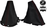 RED STITCHING REAL LEATHER GEAR & HANDBRAKE GAITER FITS PATHFINDER 2005-2009