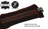 RED  STITCHING HANDBRAKE HANDLE LEATHER COVER FITS SUBARU LEGACY OUTBACK 04-09