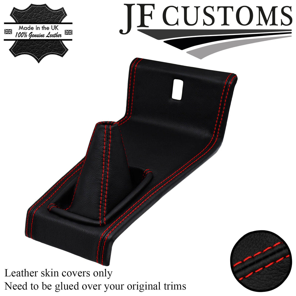 RED STITCH LEATHER GEAR + SURROUND COVERS FOR MERCEDES W114 W115 68-76 JF1