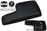 WHITE STITCHING ARMREST LID LEATHER COVER FITS MERCEDES B CLASS W245 2005-2011
