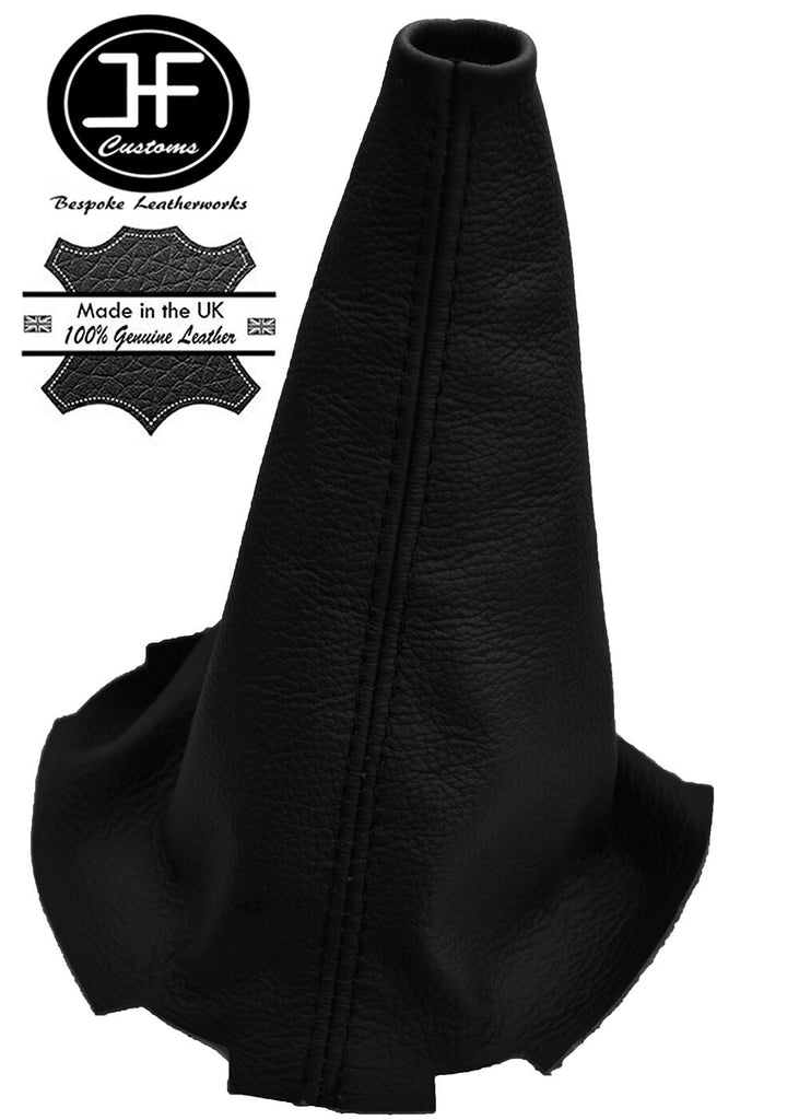 BLACK LEATHER MANUAL GEAR GAITER FITS PEUGEOT 107 CITROEN C1 TOYOTA AYGO 09-14