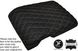 TAN DIAMOND STITCH ARMREST LID LEATHER SKIN COVER FITS HUMMER H2 2005-2007
