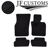 PURPLE DIAMOND STITCH VINYL 4X TAILORED FLOOR CARPETS FOR BMW MINI F56 13-21 JF1