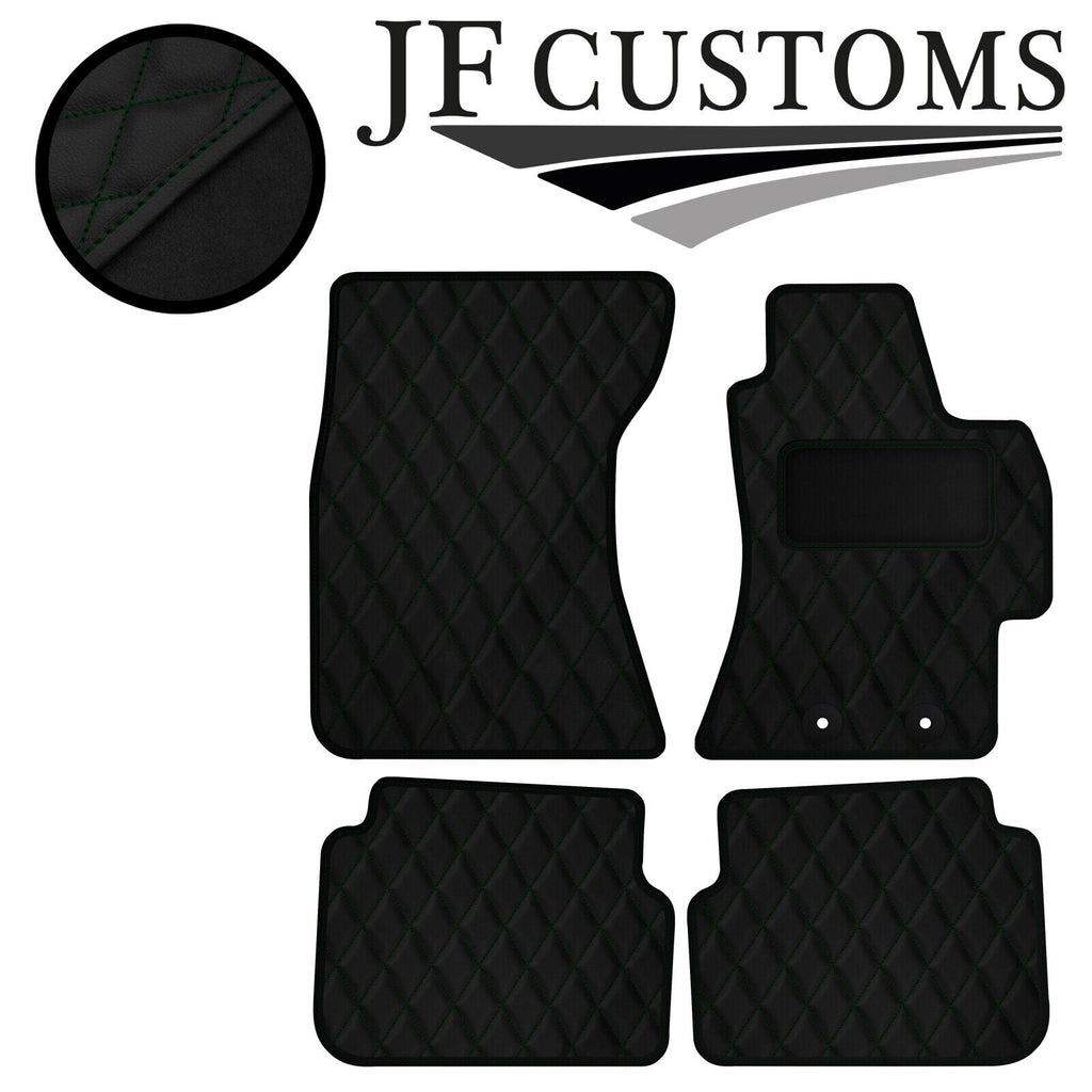 D GREEN DIAMOND VINYL 4X TAILORED FLOOR CARPET FOR SUBARU IMPREZA 07-11 5DR JF1