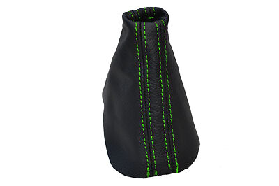 GREEN STITCHING FITS VW TOURAN DSG 2003-2009 AUTOMATIC LEATHER GEAR GAITER