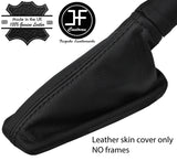 BLACK STITCH TOP GRAIN REAL LEATHER HANDBRAKE GAITER FOR RANGE ROVER L322 02-06