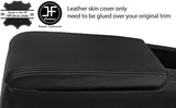 BLACK & BLACK 2 TONE LEATHER ARMREST COVER  FITS NISSAN S14 SILVA 200SX 94-98