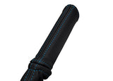 blue stitch FITS NISSAN NAVARA D40 HANDBRAKE HANDLE     COVER ONLY CUSTOM NEW