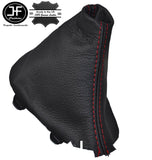 RED STITCH FITS AUDI A4 B8 2008-2015 LEATHER GEAR STICK GAITER SHIFT BOOT