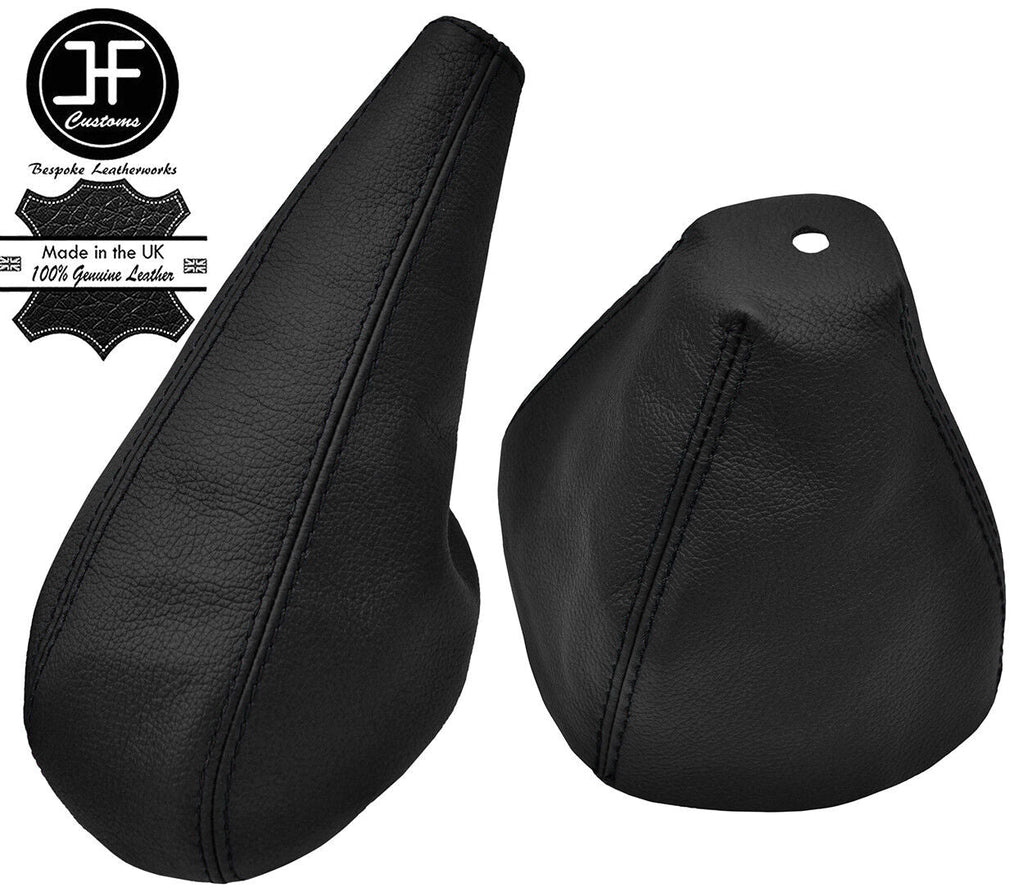 BLACK STITCH LEATHER GEAR & HANDBRAKE GAITER FOR ALFA ROMEO ALFETTA GTV6 74-86
