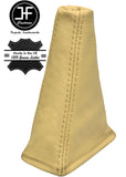CREAM LEATHER AUTO AUTOMATIC GEAR STICK GAITER FOR LAND ROVER FREELANDER 98-02
