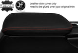 RED STITCH REAL LEATHER ARMREST LID COVER FOR LEXUS NX 2014-2018 CUSTOM NEW