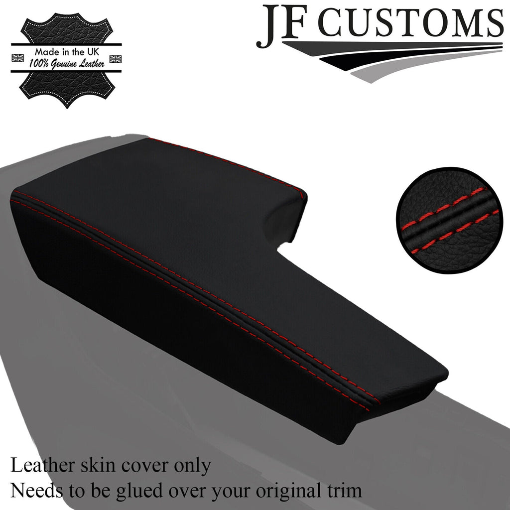 D RED STITCH ITALIAN LEATHER ARMREST COVER FOR VAUXHALL INSIGNIA G09 MK1 08-16