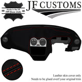 D RED STITCH ITALIAN LEATHER DASH DASHBOARD COVER FITS ALFA ROMEO MITO 08-17
