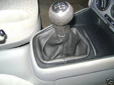FITS GEAR GAITER BLACK LEATHER FIT 5 & 6 SPEED VW GOLF 4 Mk4 CUSTOM NEW
