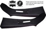 WHITE STICH 2X UPPER B PILLAR PU SUEDE COVERS FITS VW T5 TRANSPORTER CARAVELLE