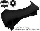 BLACK & BLACK STRIPE CLUSTER HOOD LEATHER COVER FOR LEXUS RC 200 300 350 14-18