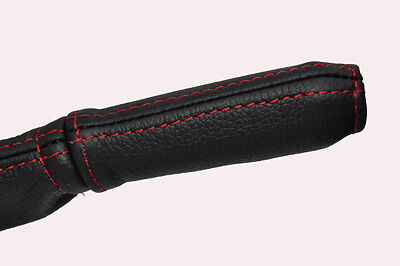 red stitching FITS FIAT X1/9 X19 1973-1989 HANDBRAKE HANDLE LEATHER COVER ONLY