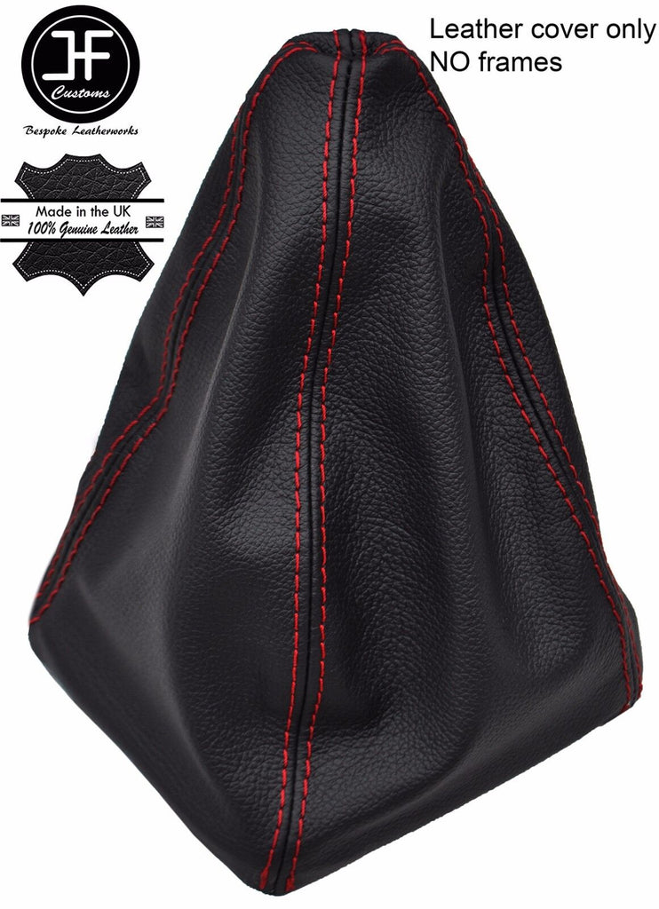 RED STITCHING REAL LEATHER MANUAL GEAR GAITER FITS JEEP WRANGLER 2011-2017