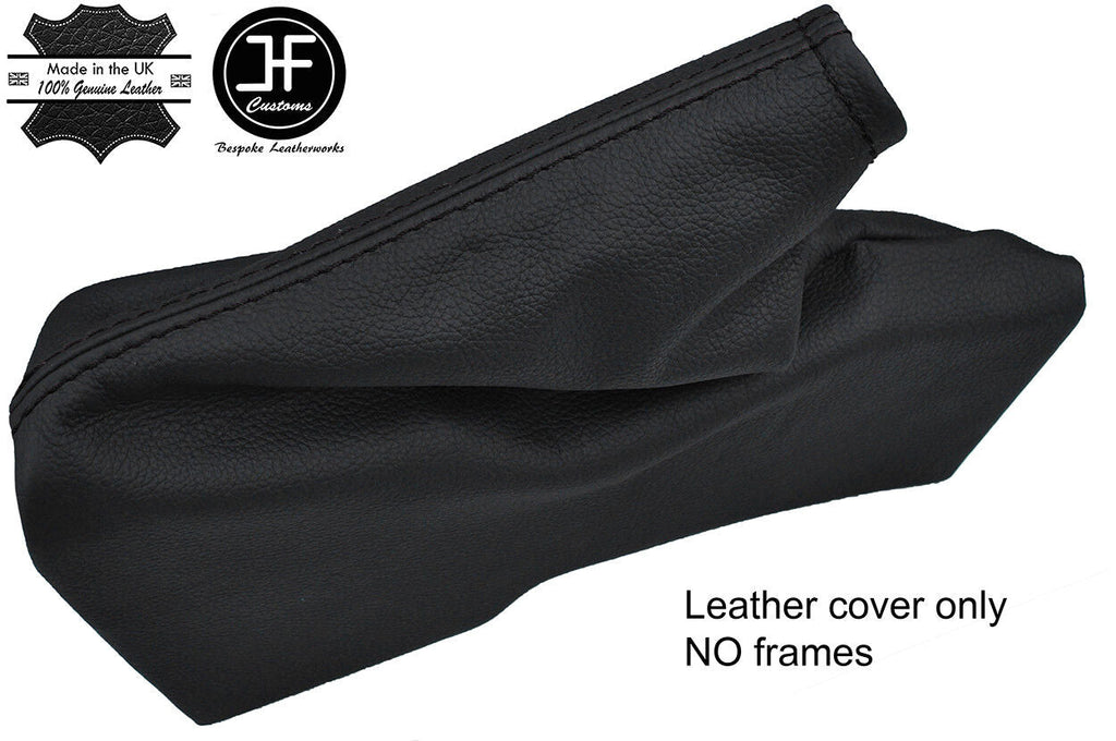 BLACK STITCHING TOP GRAIN LEATHER HANDBRAKE GAITER FOR TOYOTA GT86 SUBARU BRZ