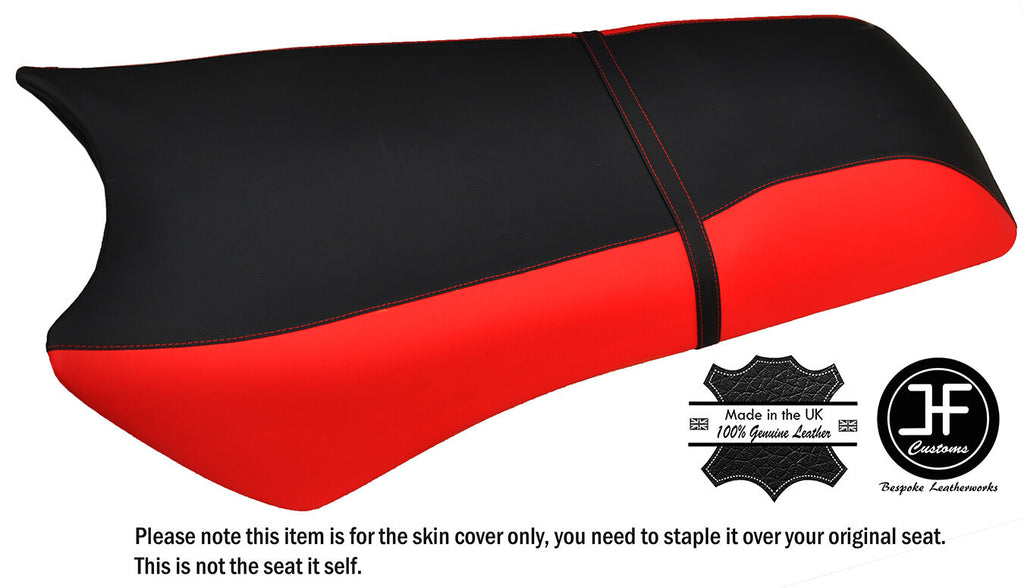 BLACK & B RED CUSTOM FITS ARCTIC CAT TIGERSHARK DAYTONA 97-98 VINYL SEAT COVER