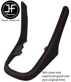 RED STITCH GEAR SURROUND SUEDE COVER FOR VAUXHALL OPEL MOKKA 2012-2019