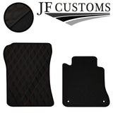 TAN DIAMOND STITCH VINYL 4XTAILORED FLOOR CARPET FOR MERCEDES CLK 03-10 JF1