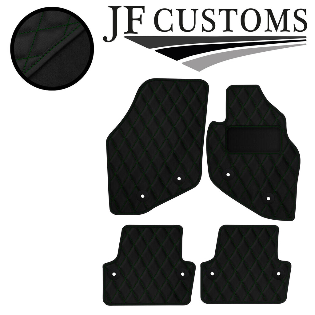 D GREEN DIAMOND VINYL 4X TAILORED FLOOR CARPET FOR VOLVO V70 MK2 00-07 JF1